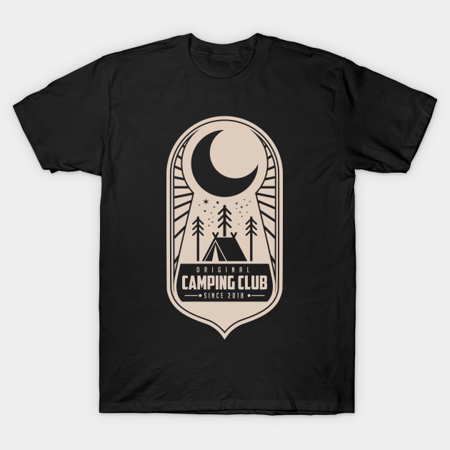 Camping Club T-Shirt by UB design